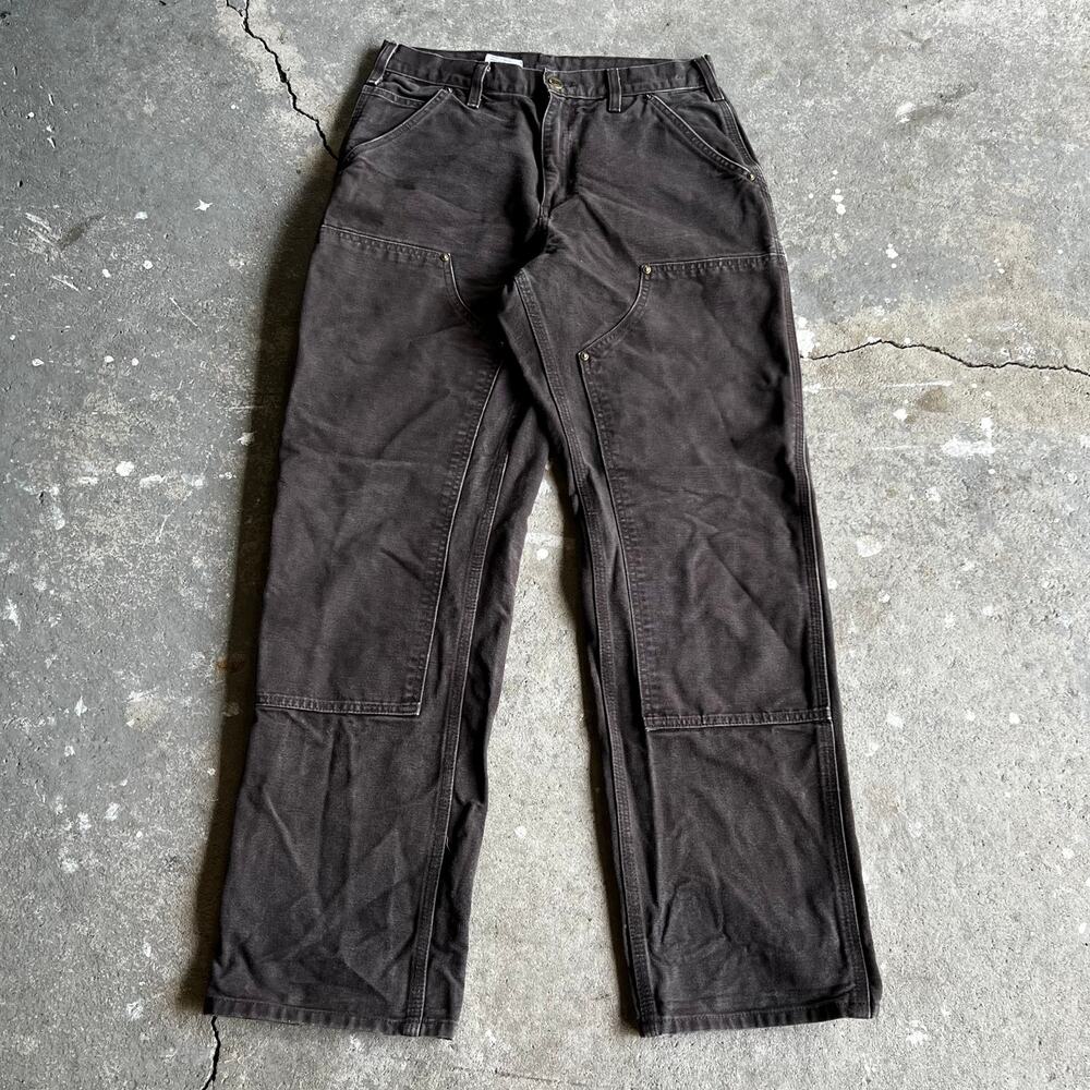 Carhartt brown double knee work wear carpenter pants